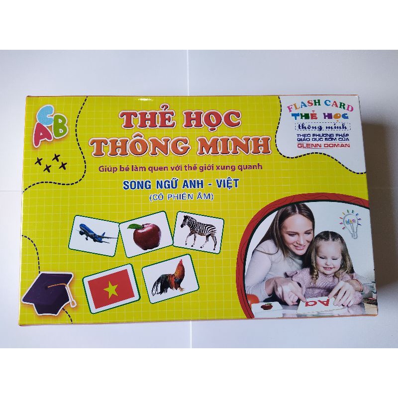 combo 7 bộ Thẻ học TGXQ 18 chủ đề