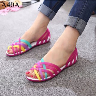 A40 - Giày Búp Bê Style Dây Đan Sắc Màu