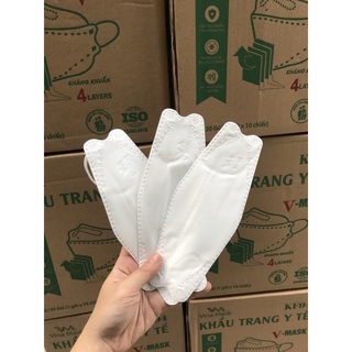Combo 10 chiếc khẩu trang chống bụi kháng khuẩn - Khẩu trang v mask 4 lớp