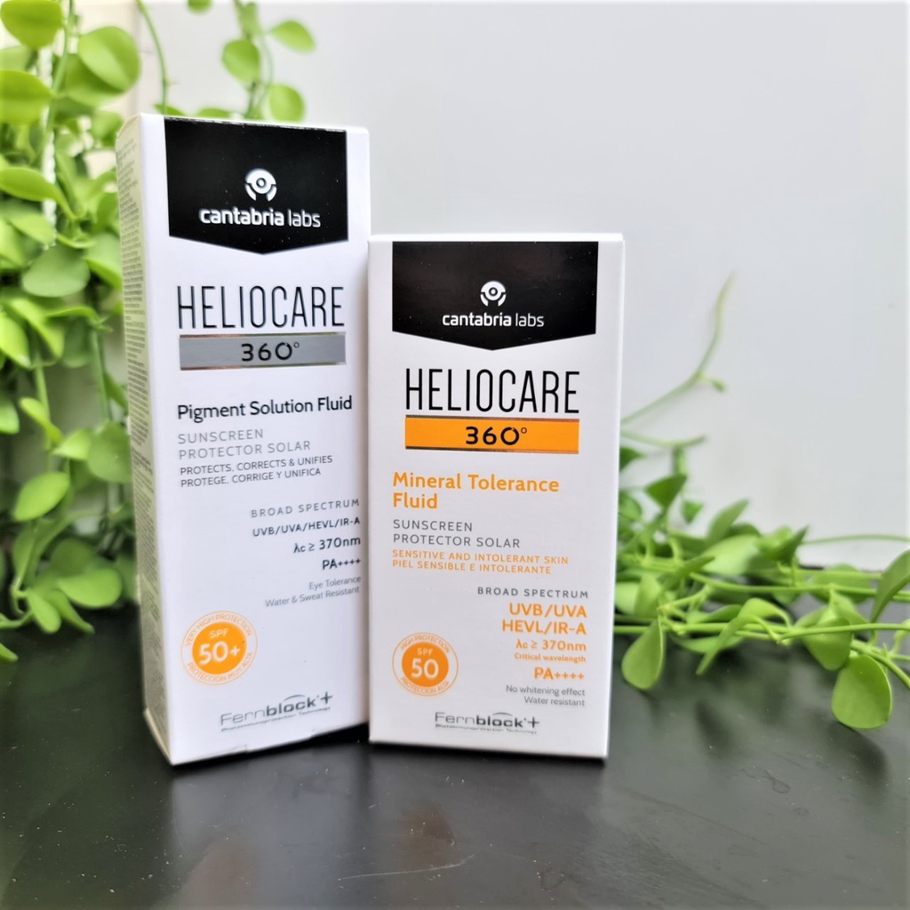 Kem chống nắng Heliocare các loại Mineral, Pigment, Water Gel SPF50+