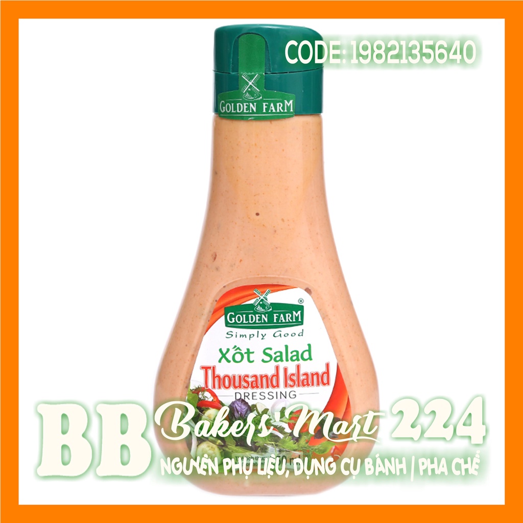 Xốt Salad Thousand Island Golden Farm - Chai 250ml