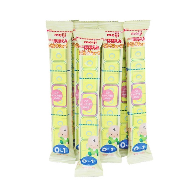 Sữa MEIJI THANH số 0, số 9 (24 thanh) 648g nội địa Nhật mẫu mới (Date 2/2022) đủ giấy tờ