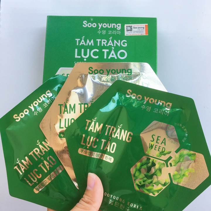 Tắm trắng lục tảo Soo Young chính hãng