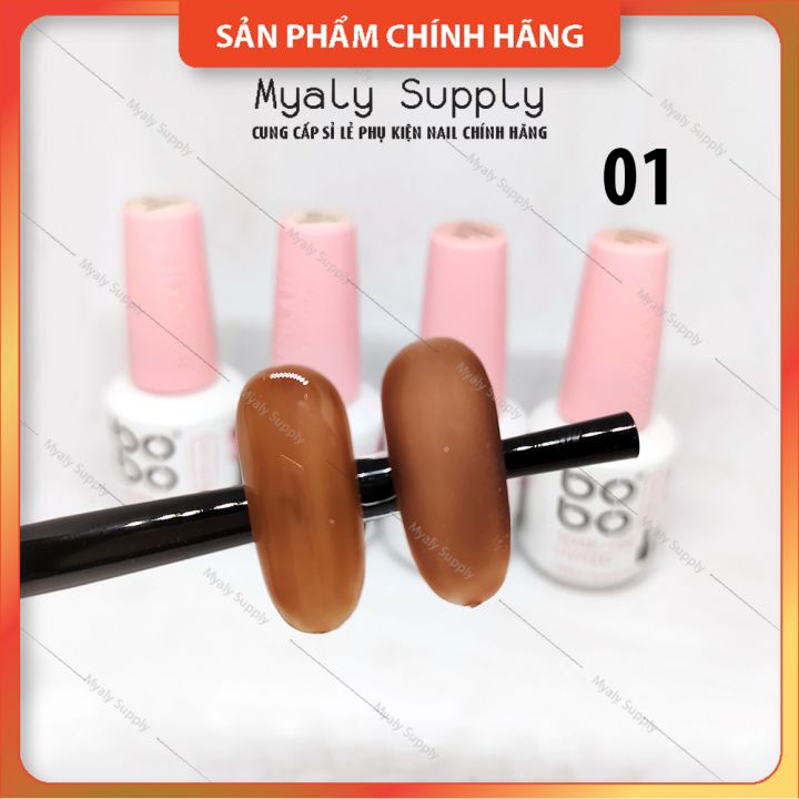 Sơn Gel Thạch BoBo Set 12 Màu Lẻ Chai