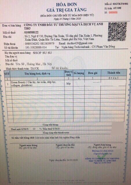 (Bán gói lẻ)nước ép cần Tây | Thế Giới Skin Care