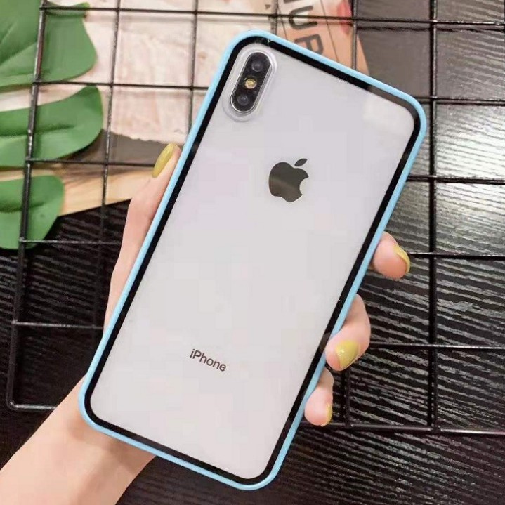 Ốp iphone - Ốp lưng trong suốt viền màu IP6/6s  Ip6plus/6splus IP7/8   IP7Plus/8Plus IPX/XS IPXSMAX/IP11/11Pro/11Pro Max | BigBuy360 - bigbuy360.vn