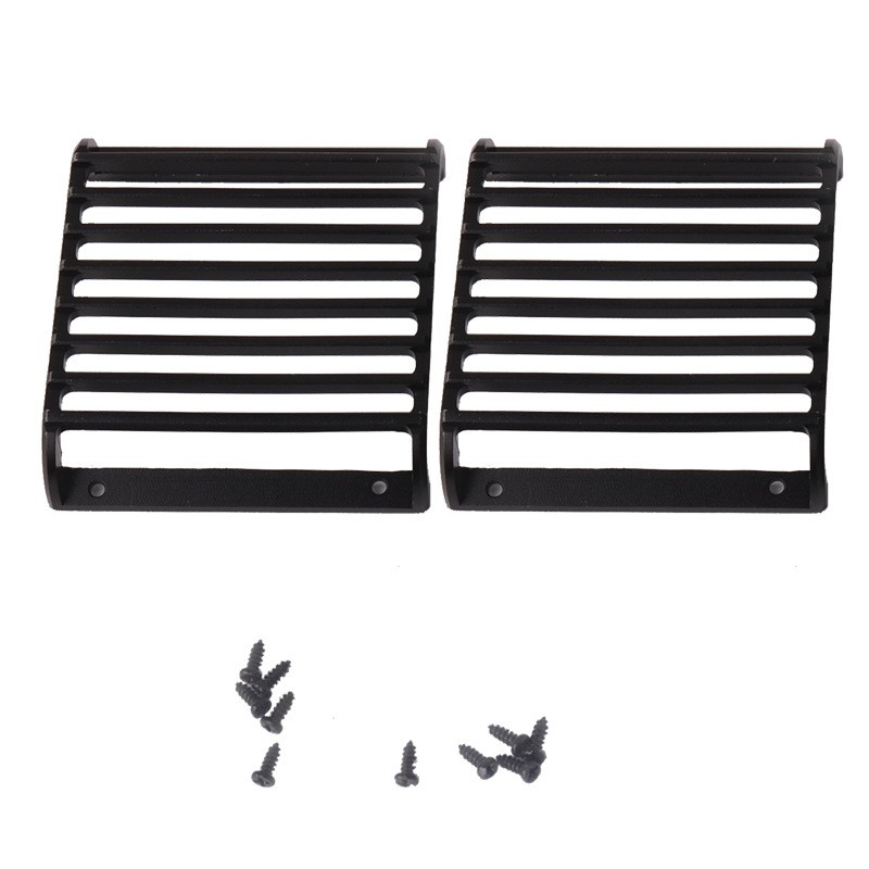 1 Cặp Khung Kim Loại Bảo Vệ Đèn Pha Trước Cho Xe TRAXXAS TRX4 Defender Land Rover Crawler 1/10