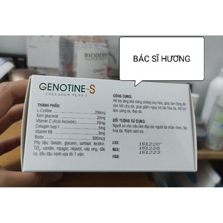 VIÊN UỐNG ĐẸP DA ,TÓC GENOTINE- S