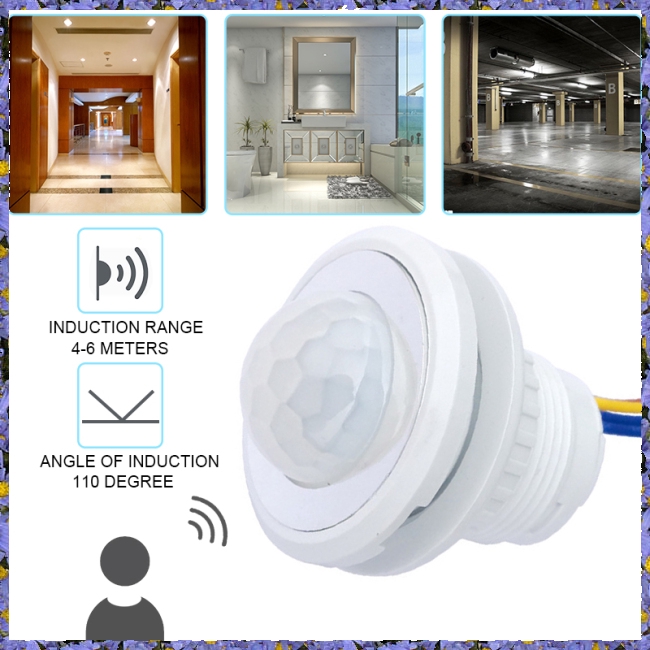 Đèn LED PIR cảm biến chuyển động hồng ngoại 85-265V | BigBuy360 - bigbuy360.vn