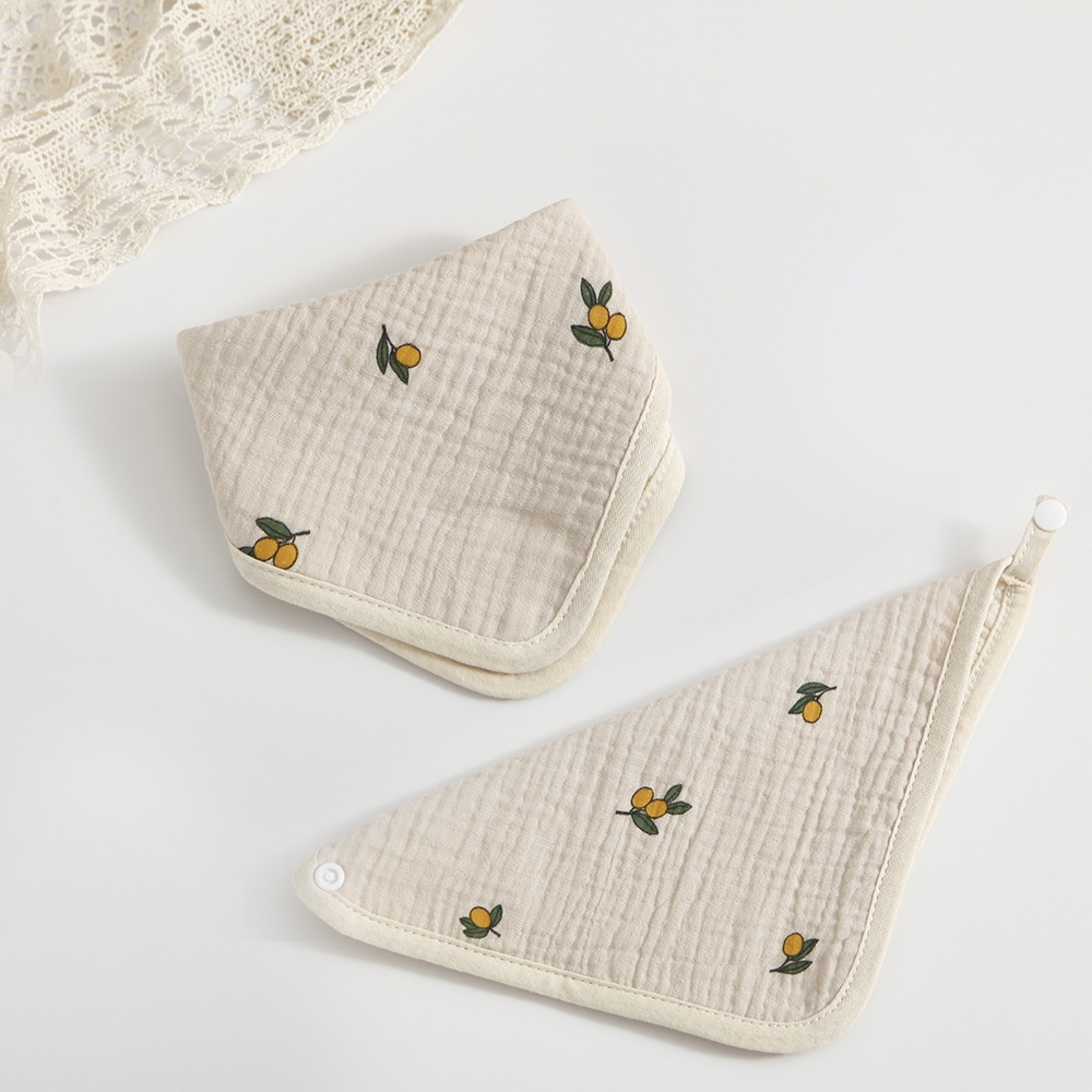 Khăn-Yếm 2in1 Vải Xô Muslin Cho Bé Từ 3 Tháng An Toàn Cho Bé