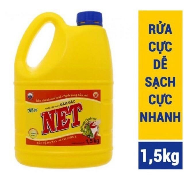 Nước rửa chén Net 1,5kg hương chanh