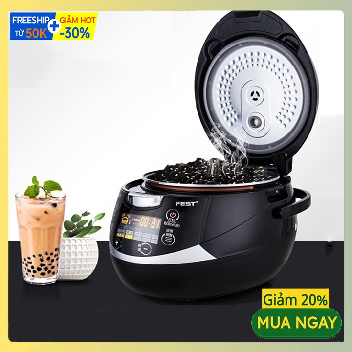 Nồi nấu ủ trân châu tự động FEST 5L Pha chế trà sữa