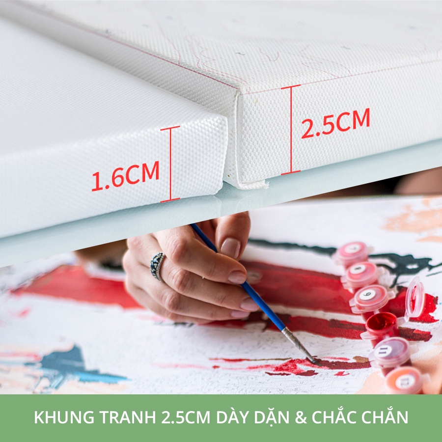 [Mã LIFEXANH03 giảm 10% đơn 500K] Tranh tô màu theo số - Tranh số hoá Tiệm vẽ mùa hè các mẫu sale 30%