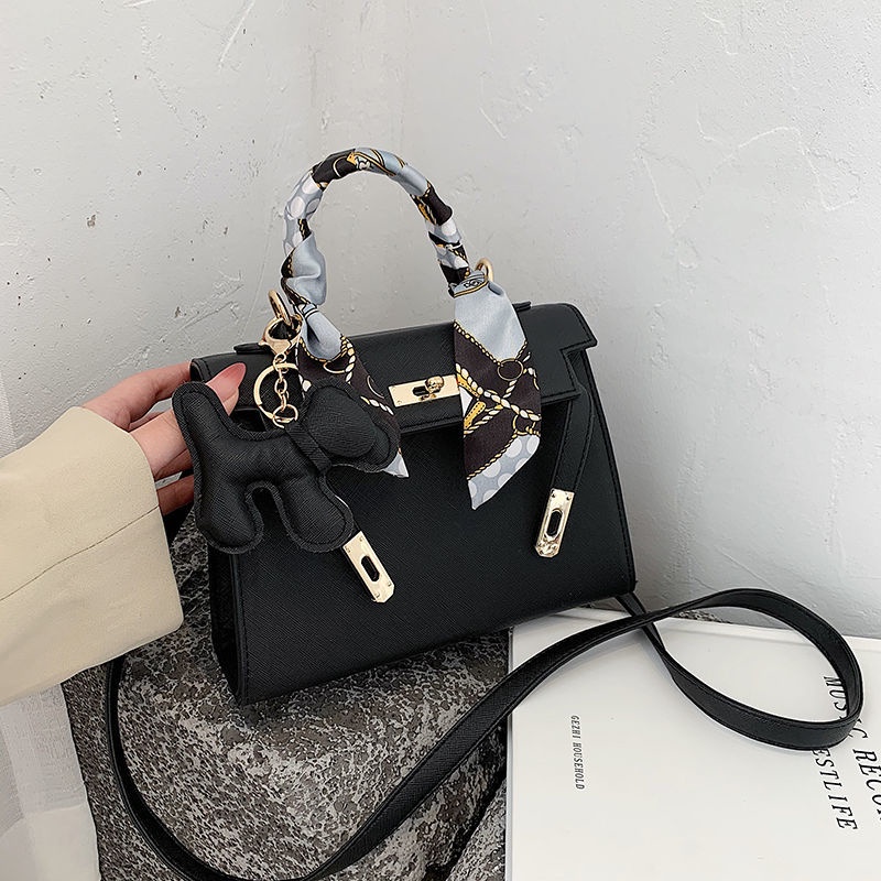 Túi Xách Đeo Vai Kelly Sức Chứa Lớn Màu Đỏ Thời Trang Cao Cấp Dành Cho Nữ