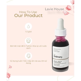 Tẩy da chết The Ordinary AHA 30% + BHA 2% Peeling Solution