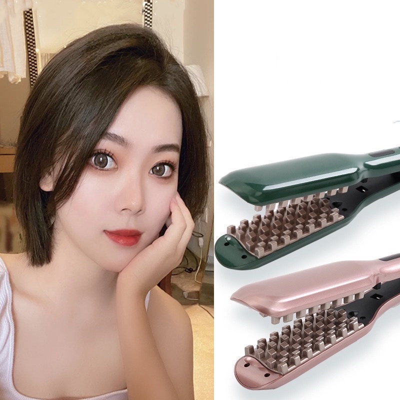 Máy Bấm Xù Dập Phồng Tóc Chân Vuông 2in1 Cao Cấp Siêu Hot