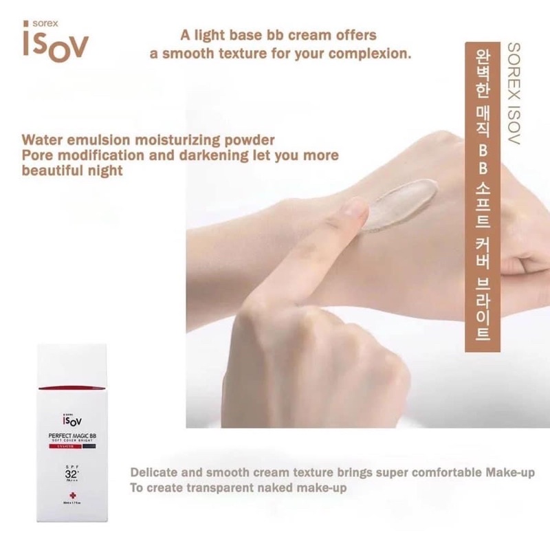 kem chống nắng PERFECT MAGIC BB isov