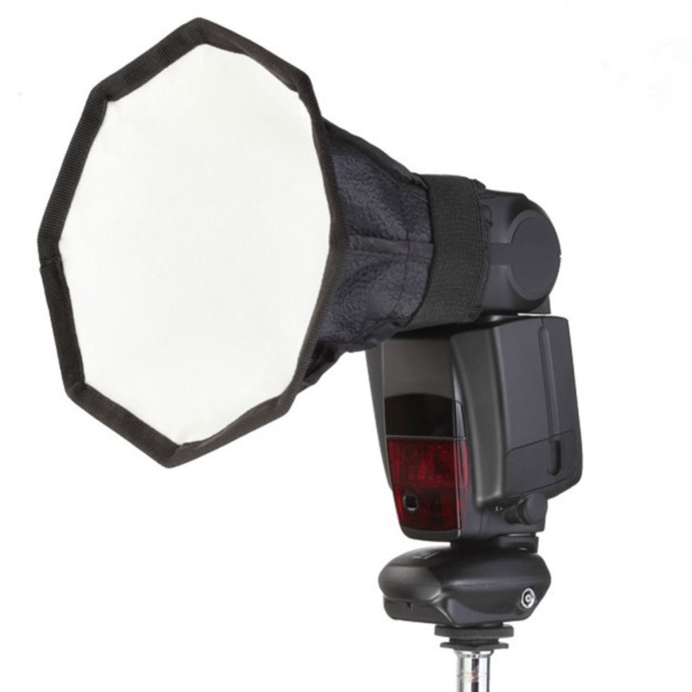 ⭐20cm Octagon Universal Mini Softbox Flash Diffuser Portable Camera Soft BoxCOD