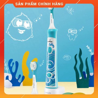 Bàn chải đánh răng điện trẻ em thương hiệu cao cấp Philips HX6312/05 SM