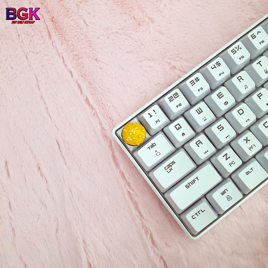 Keycap lẻ Artisan hình bánh mì hamberger cực đẹp.