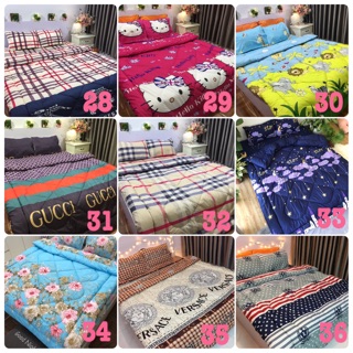 Bộ chăn phao ga gối cao cấp ( chát chọn mẫu )