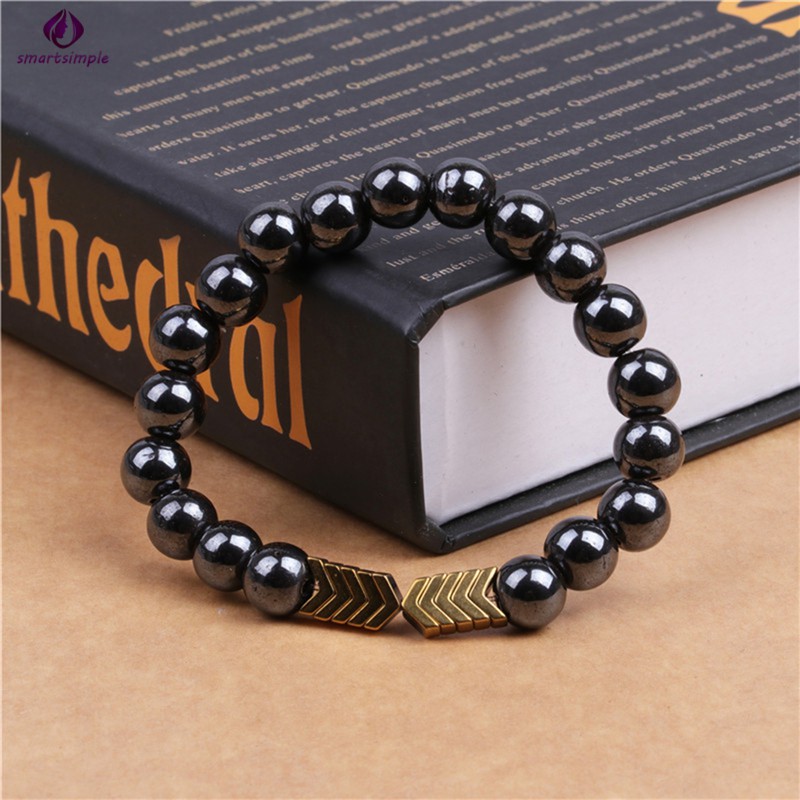 Vòng Tay Chuỗi Hạt Đá Hematite 1 Cái Cho Nam
