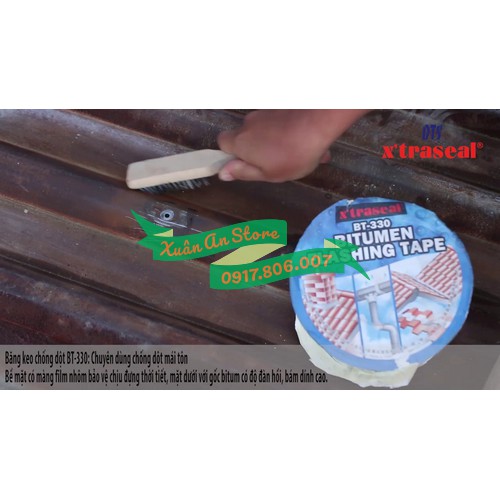 BĂNG KEO DÁN TÔN CHỐNG DỘT BT330 DÀI 10M XUẤT XỨ MALAYSIA