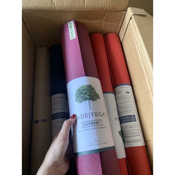 Thảm tập yoga cao su chống trơn Jade Harmony đệm êm