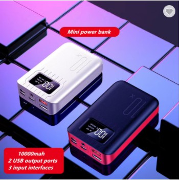 Sạc dự phòng 10.000 mAh tích hợp màn hình LED hiển thị dung lượng Pin cho Iphone,Samsung