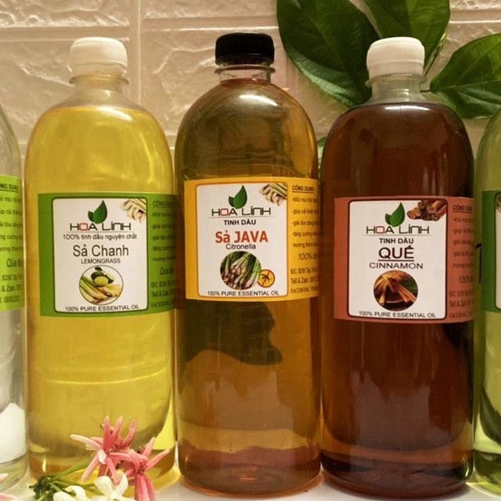 [GI Tinh Dầu SẢ JAVA hoa linh nguyên chất - Xông hương thơm phòng, giúp ngủ ngon - CHAI LỚN : 350ML-500ML-1 LÍT