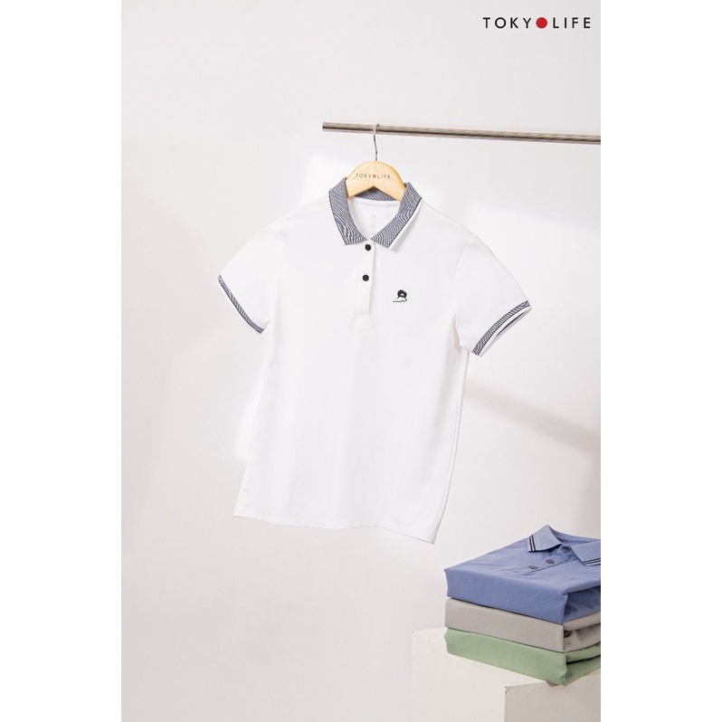 Áo Polo Nữ TOKYOLIFE phông cộc tay, vải cotton thoáng khí I9POL001K