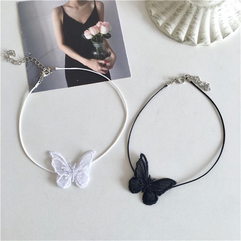 Vòng Cổ Ren Mặt Bướm 23216