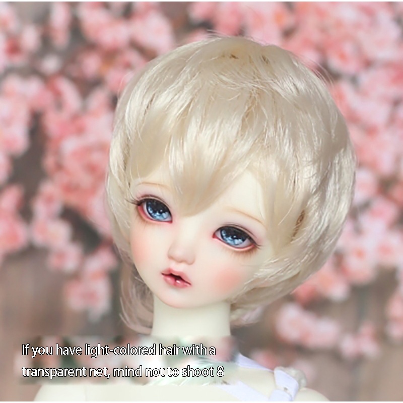 Tóc Giả Ngắn Cho Búp Bê 1/3 1/4 1/6 BJD Độc Đáo