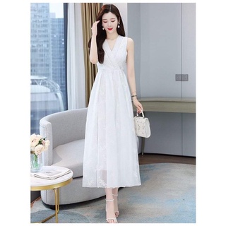 Đầm ren voan mềm mại kiểu dáng thanh lịch NP3220