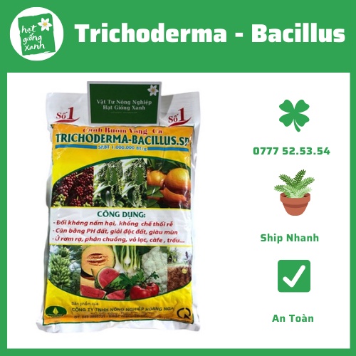 Trichoderma 1kg - chế phẩm hữu cơ diệt nấm đối kháng, tăng hiệu lực đối kháng cho cây trồng
