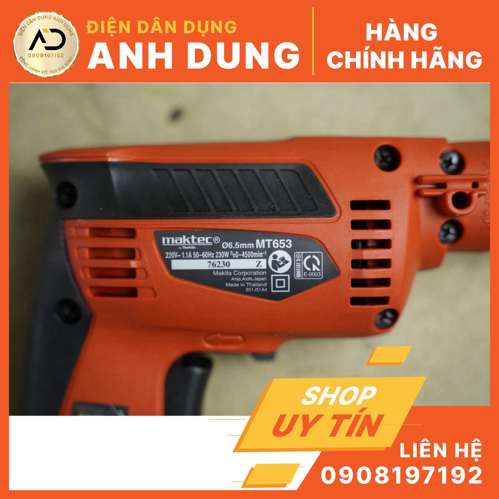 [HÀNG CHÍNH HÃNG] Máy khoan Maktec MT653 (230W)