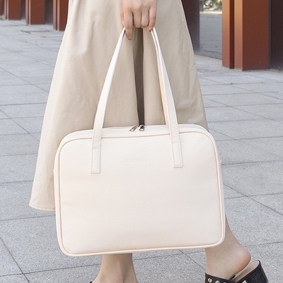 Túi xách laptop macbook jquanmei đeo vai thời trang cho nữ, da Pu cao cấp mềm đẹp 13.3inch 14inch 15.6inch