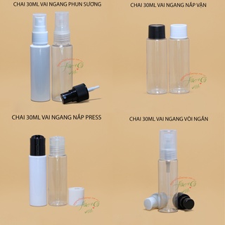 Chai Nhựa 30ml Vai Tròn/Vai Ngang Phi 20