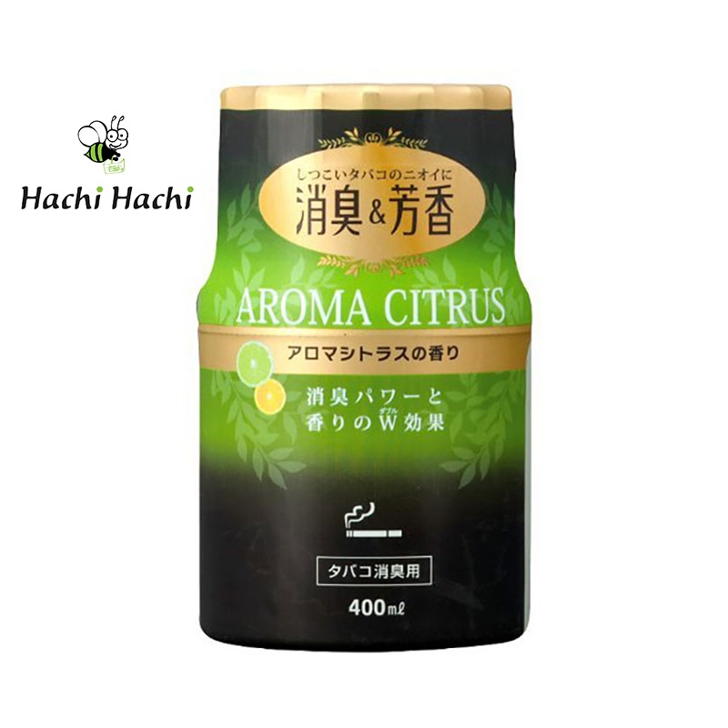 Chất khử mùi thuốc lá Aroma Citrus hương thảo mộc &amp; cam chanh 400ml - Hachi Hachi Japan Shop