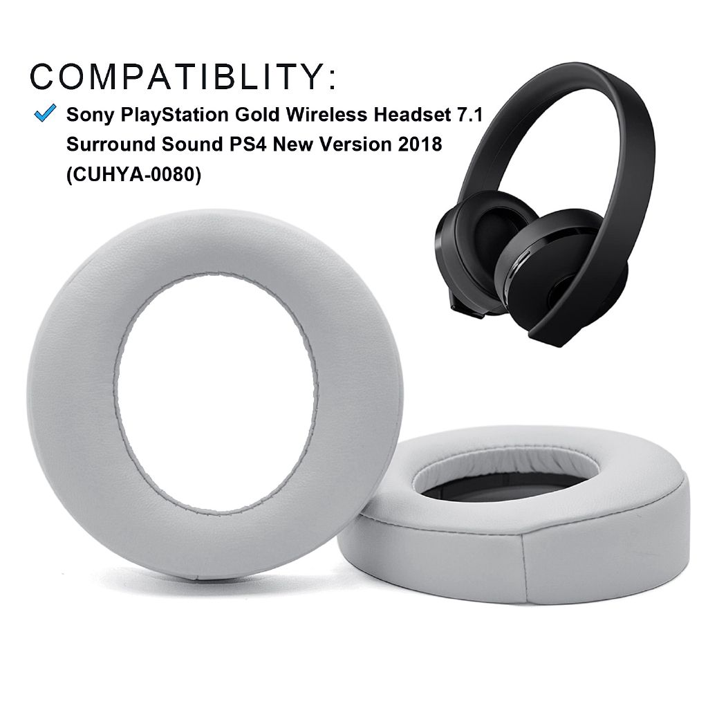 1 Cặp Đệm Tai Nghe CUHYA-0080 Thay Thế Cho Sony PS4 Gold 7.1