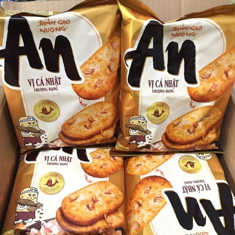 Combo 5 túi Bánh Gạo An Vị Cá Nhật 118gr