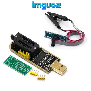 Mô đun chương trình CH341A Flash BIOS EEPROM USB + kẹp kiểm tra SOIC8,...