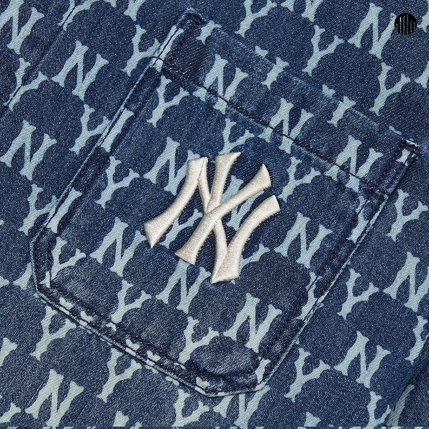 Áo Sơ Mi M.L.B MONOGRAM Denim Shirt NEW YORK YANKEES