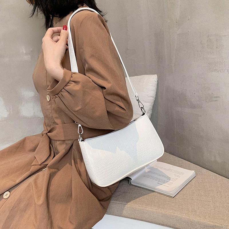 [Baywellfashion]Túi đeo vai họa tiết da cá sấu phong cách retro mới cho nữ | BigBuy360 - bigbuy360.vn