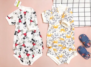 Bộ cotton Crazy8 bé trai bé gái
