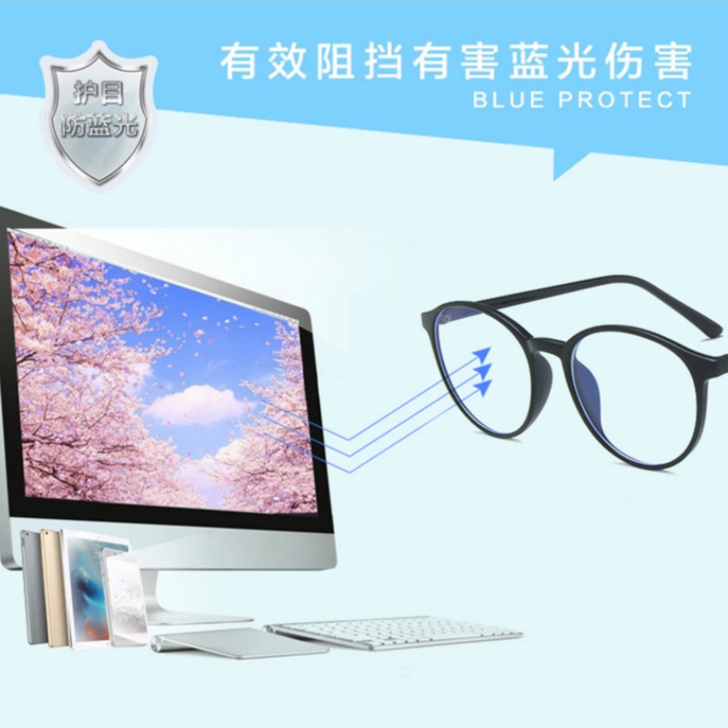 Gọng Kính Tròn TR90 Màu Kẹo Ngọt Thời Trang