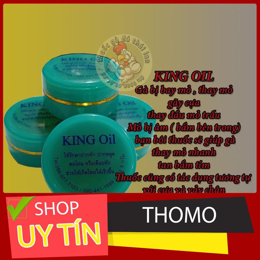 [Chăm Sóc Gà Chọi]  king oil - thu.ốc kích mỏ - kích cựa