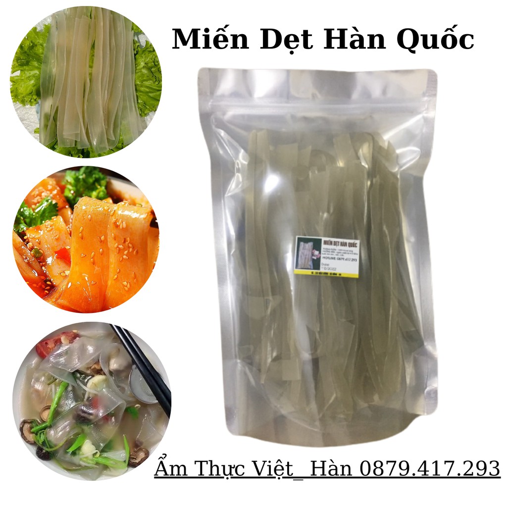  <Lẻ>1 KG Miến Dẹt Gogi/ Miến dẹt Khoai Tây / Miến bản to Siêu Ngon Hàn Quốc Date 2022