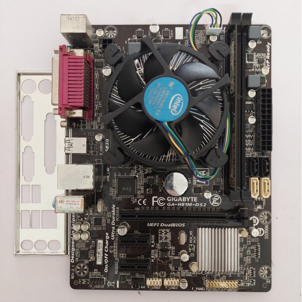 [Combo] Main Gigabyte H81 và chip G3420 Tặng Fan CPU