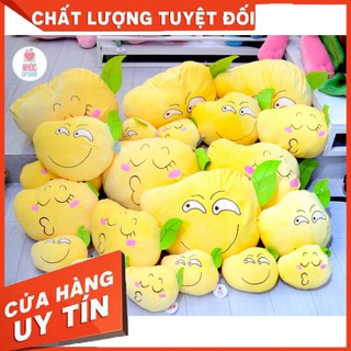 🌈[ẢNH THẬT]🌈 Gối ôm trái xoài mặt cảm xúc lông mịn - Hàng cao cấp 🌈🌟